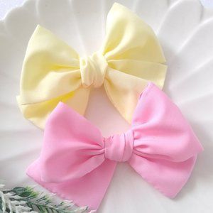 Pinwheel bows, Set of 2 Hair Bows for toddler girls NEW